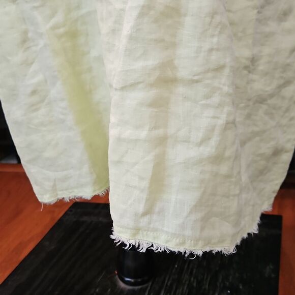 Tommy Bahama Pistachio 100% Linen Dress Size Large - Picture 4 of 12